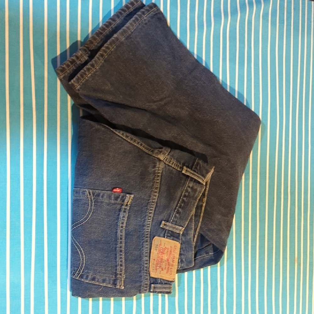 Levi's Men's Dark Blue Relaxed Jeans